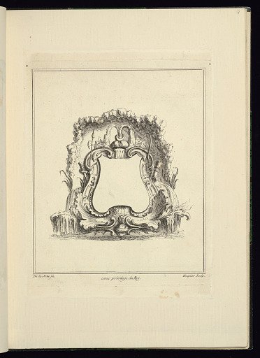 Design for a Cartouche Evoking the Continent of Asia
