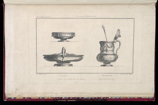 Saucière. Moutardier.