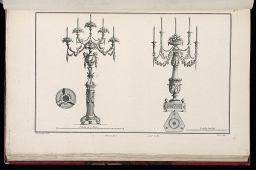 Two Candelabra Designs