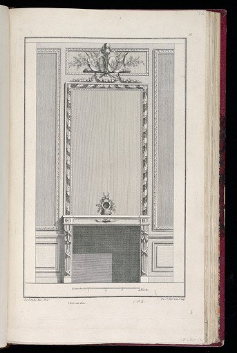 Chimneypiece Design with Overmantel