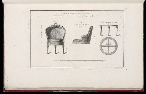 Fauteuil en Gondole tournant sur Pivot