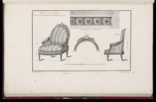 Bergere en Cabriolet Ornée de Sculptures et totalement finie