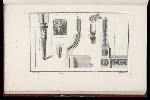 Détail des ornemens de la Bergere A