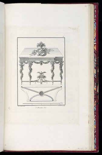 Elevation and Plan of a Table