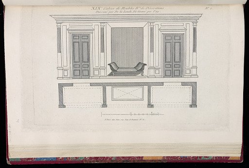 Elevation and Plan of a House Wall