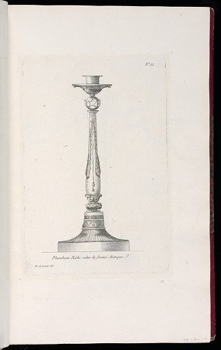 Flambeau Riche selon la forme Antique