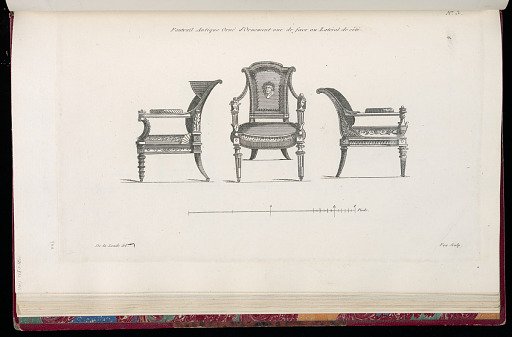 Designs for Three Armchairs