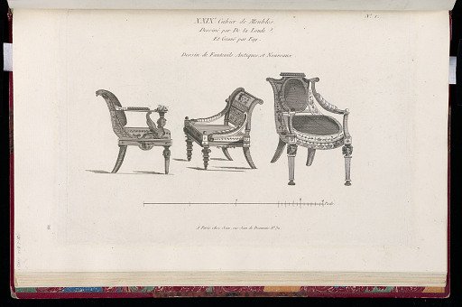 Dessin de Fauteuils Antiques, et Nouveaux