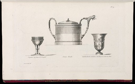 Egg Cup, Teapot, and Goblet
