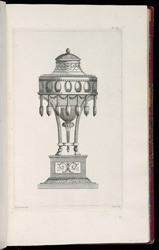 Design for a Sugar Bowl with Spoons