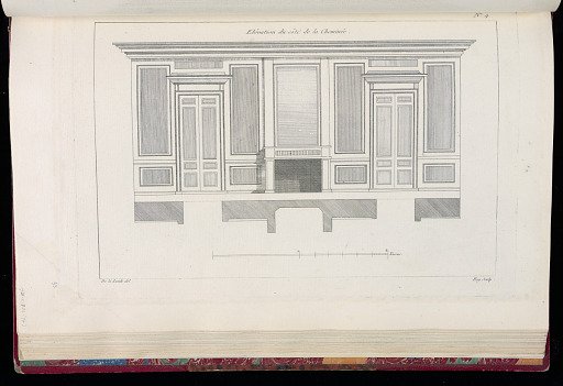 Elévation du côté de la Cheminée