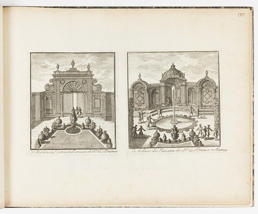 Le derriere de l’entrée du Berceau de Mr. de Morstein