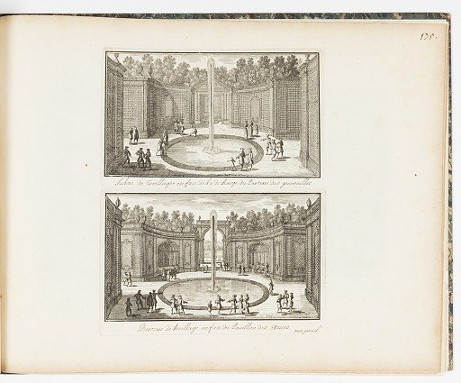 Salon de Treillage en face de la decharge du Parterre des grenoüilles