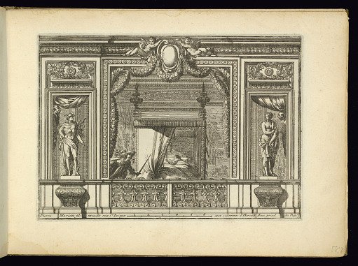 Alcove with a Bed and Figures