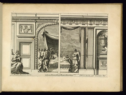 Two Alcove Designs with Isaac Blessing Jacob
