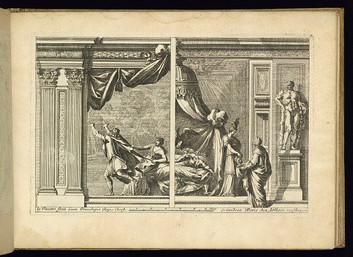 Two Alcove Designs: Joseph Escaping Potiphar’s Wife and Judith Beheading Holofernes