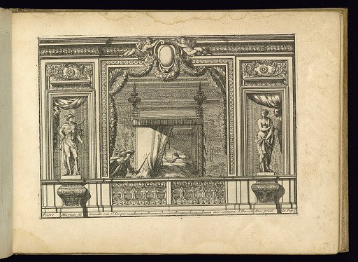 Alcove with a Bed and Figures