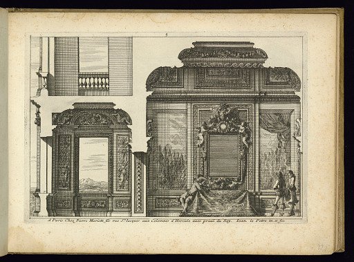 Section of a Room and Anteroom with Figures