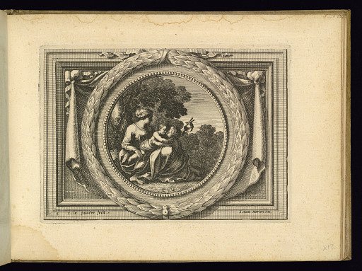 Panel Design with the Virgin Mary, Jesus, and Saint John