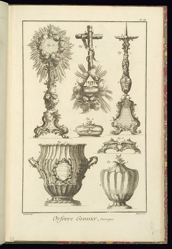 Orfèvre Grossier, Ouvrages