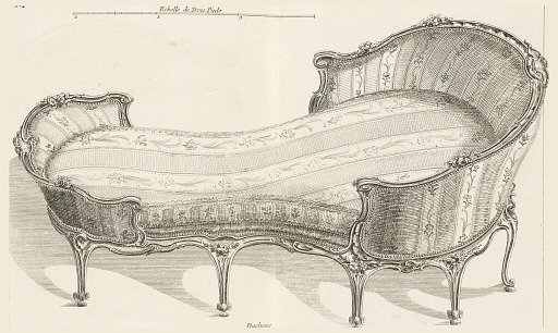Duchesse (No. 4), from Recueil de différents Muebles garniers Comme Fauteuils (Liard's "Suites")