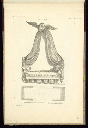 Lit avec Aigle