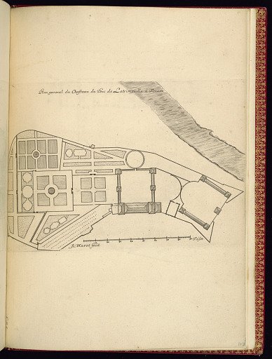 Plan general du Chasteau du Duc de Latrimouille à Touars