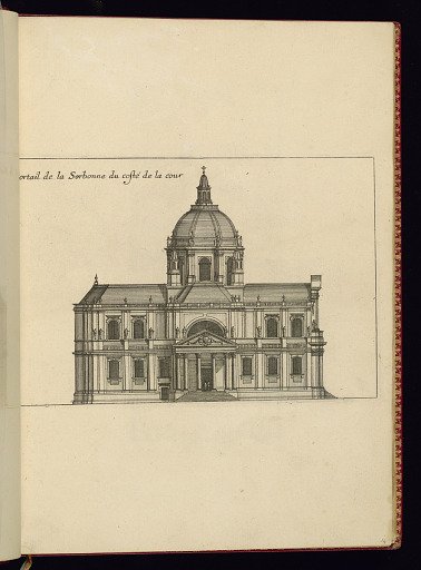 Portail de la Sorbonne du costé de la cour