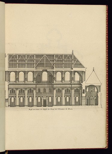 Profil du dedans de l’Eglise des Peres de l’Oratoire de Paris