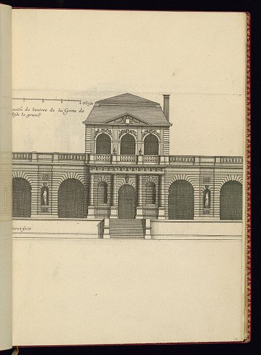 Elevation de l’entrée de la Grote de Noisi le grand