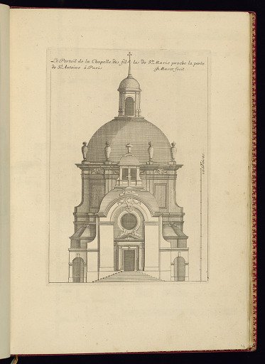 Le Portail de la Chapelle des filles de Ste. Marie proche la porte de St. Antoine à Paris