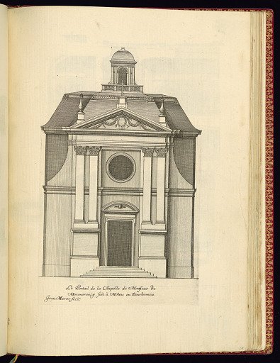 Le Portail de la Chapelle de Monsieur de Montmorency, fait à Molins en Bourbonnois