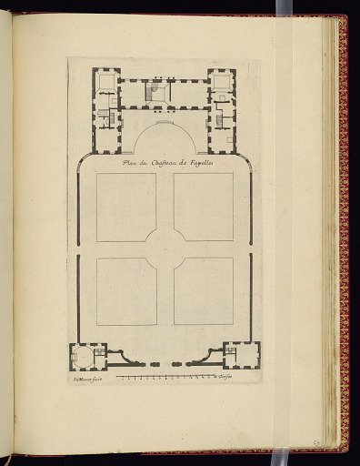 Plan du Chasteau de Fayelles