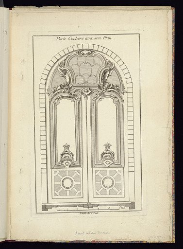 Porte Cochere avec son Plan