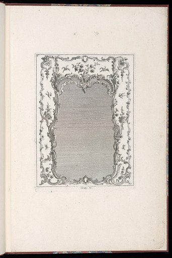 Paneling (boiserie) Design for a Mirror
