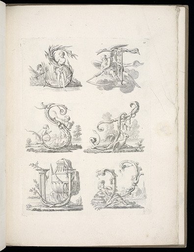 Designs for the Letters S, T, U, V