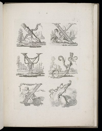 Designs for the Letters X, Y, Z