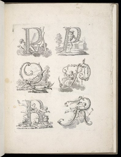 Designs for the Letters P, Q, R