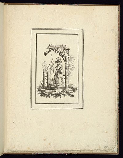 Man Ringing a Bell