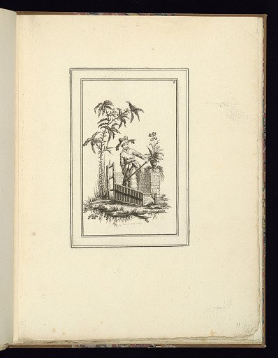 Man in a Garden