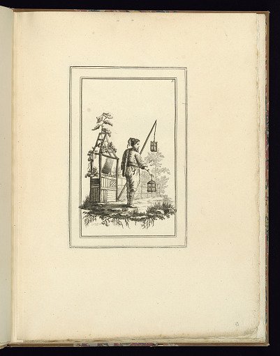 Man with Birdcages