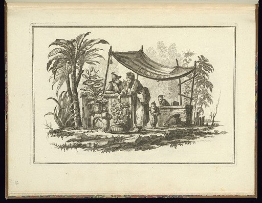 Family Under a Canopy