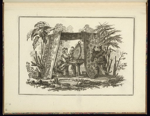 Woman at her Toilette