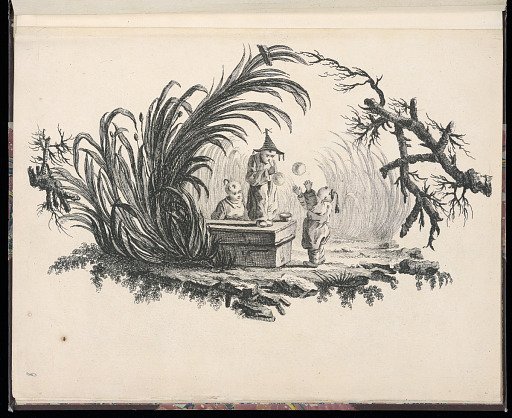 Children Blowing Bubbles
