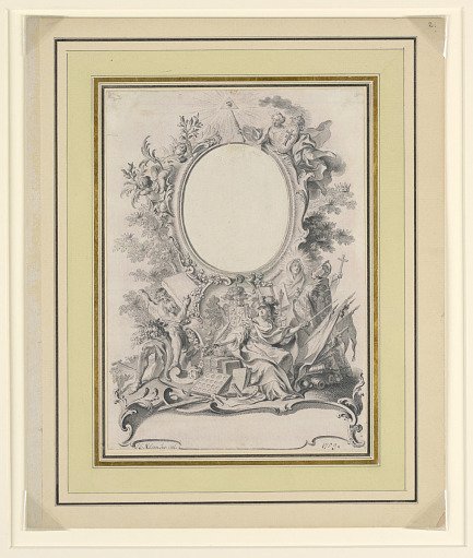 Design for the Frame of the Portrait of Charles III, King of Spain