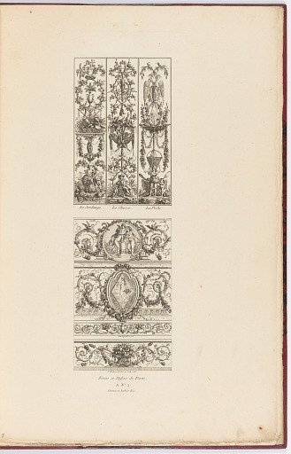 Designs for Paneling, Friezes, and Overdoors