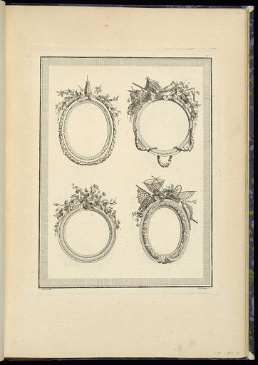 Four Medallion or Frame Designs