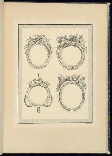 Four Medallion or Frame Designs