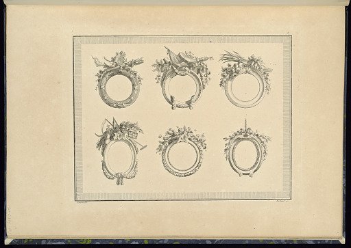Six Medallion or Frame Designs