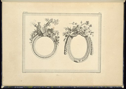 Two Medallion or Frame Designs